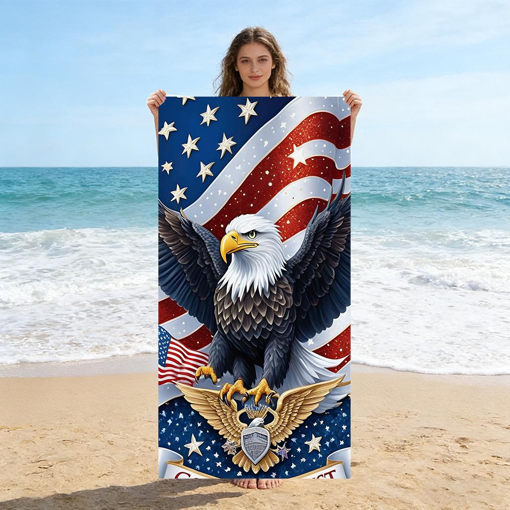 1pc 250th Celebration of American Independent Day Beach Towel Super Absorbent Suitable for Beach Pool Summer Gift for Friends W30*H60(CM)
1pc 250th Celebration of American Independent Day Beach Towel Super Absorbent Suitable for Beach Pool Summer Gift for Friends W30*H60(CM)