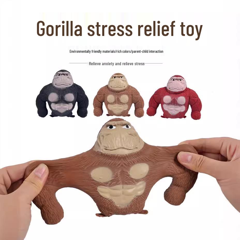 Celebrity Sand Gorilla: Stretch & Squeeze Decompression Toy for Stress Relief коричневий
Celebrity Sand Gorilla: Stretch & Squeeze Decompression Toy for Stress Relief коричневий