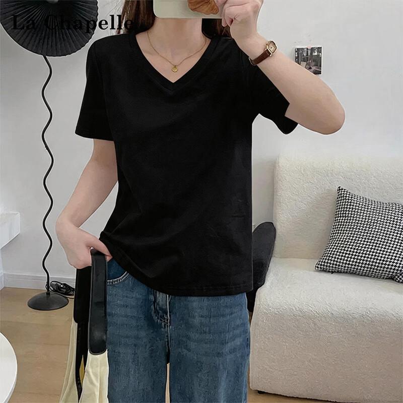 La Chapelle Women s V-Neck Slimming Loose Fit T-Shirt XL
La Chapelle Women s V-Neck Slimming Loose Fit T-Shirt XL
