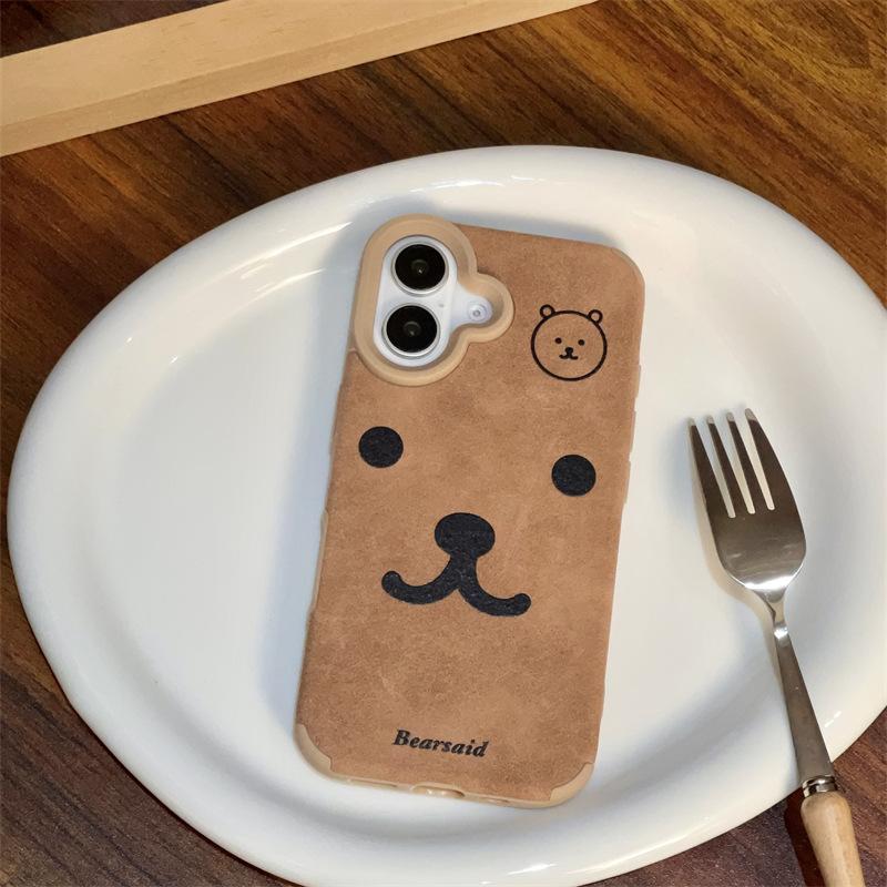 Cute Cartoon Bear Head Suitable for Apple 16promax Anti-fall Brown Plush Veneer 15plus/12/14 Apple 16
Cute Cartoon Bear Head Suitable for Apple 16promax Anti-fall Brown Plush Veneer 15plus/12/14 Apple 16