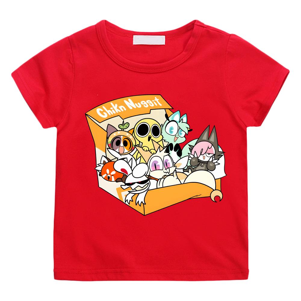 Chikn Nuggit T-shirts Cartoon Print Cute Manga Tshirt Crew Neck Boys/girls Cotton T Shirt 12T червоний
Chikn Nuggit T-shirts Cartoon Print Cute Manga Tshirt Crew Neck Boys/girls Cotton T Shirt 12T червоний