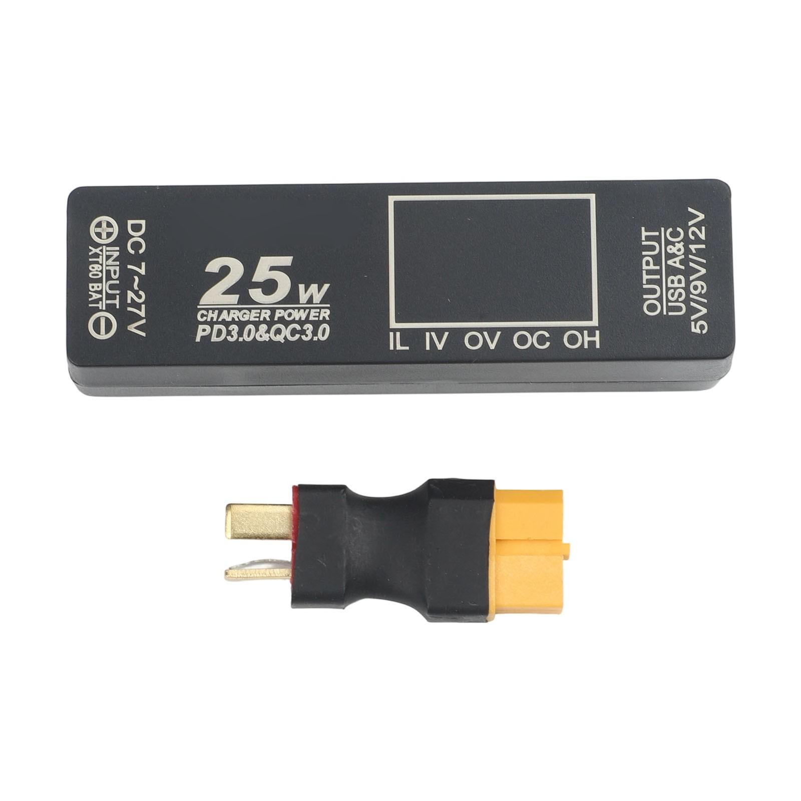 12V@2.08A Output PD3.0 Fast Charging 5V@3.1A Output T socket + charger
12V@2.08A Output PD3.0 Fast Charging 5V@3.1A Output T socket + charger