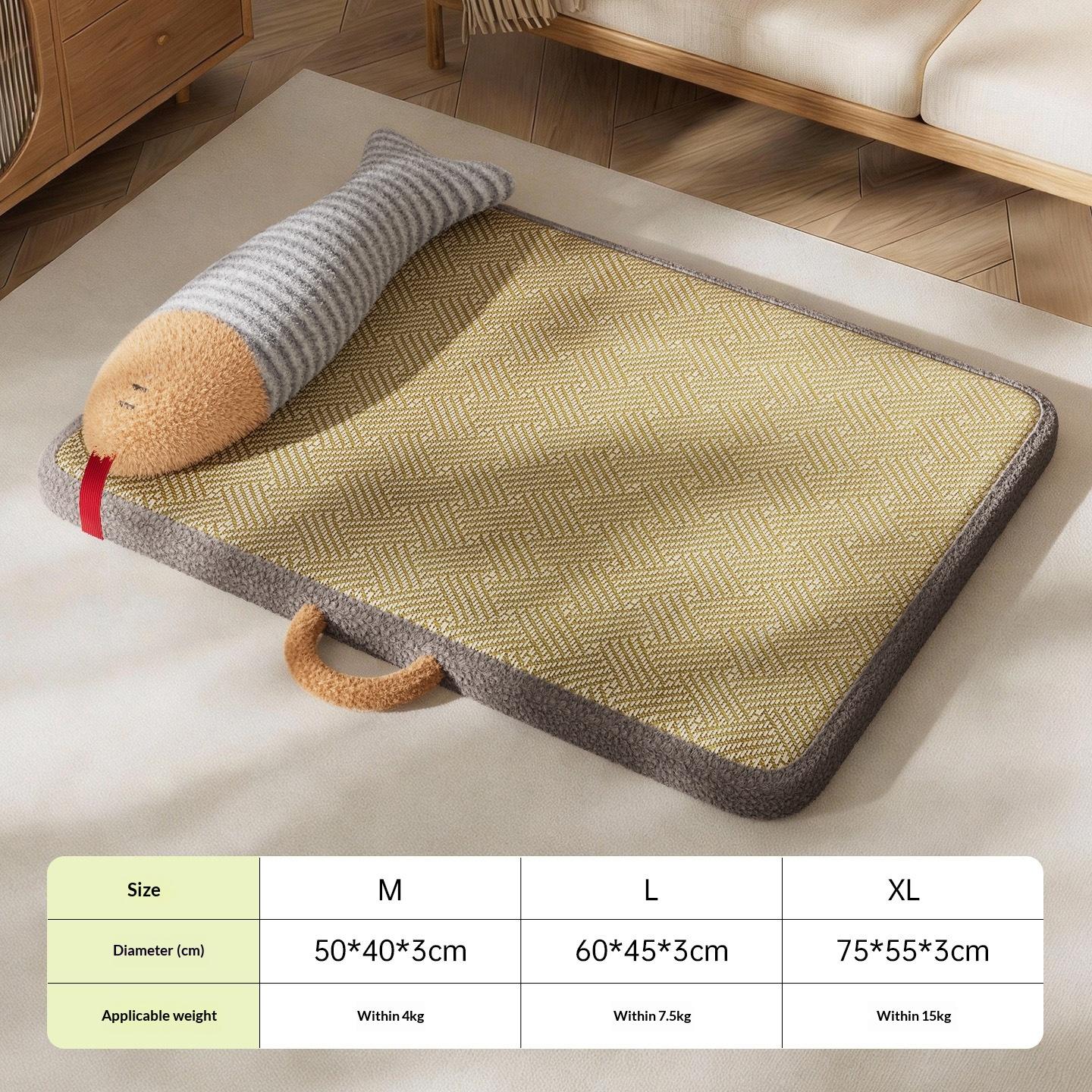 Summer Pet Self Cooling Mat Rattan Dog Mat Cat Cool Nest Natural Cooling Pad Breathable Bedding Pet Ice Pad for Cats Dogs 50x40cm
Summer Pet Self Cooling Mat Rattan Dog Mat Cat Cool Nest Natural Cooling Pad Breathable Bedding Pet Ice Pad for Cats Dogs 50x40cm
