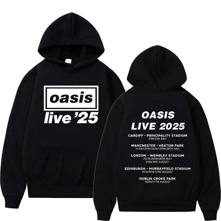 O-Oasis Live 25 Tour 2025 Letter Print Hoodie Men Women Casual High Quality Fashion Sweatshirt Retro Pullover Hooded Streetwear 3XL
O-Oasis Live 25 Tour 2025 Letter Print Hoodie Men Women Casual High Quality Fashion Sweatshirt Retro Pullover Hooded Streetwear 3XL