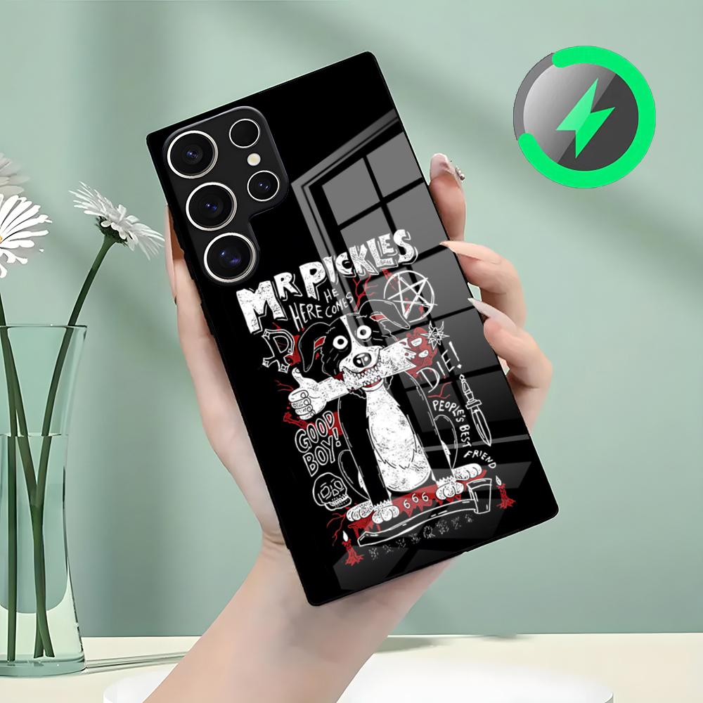 MR Pickles Phone Case For Samsung S26 S25 S24 S23 S22 S21 S20 Edge Ultra Plus FE For Magsafe Glass Case Galaxy S26 Ultra
MR Pickles Phone Case For Samsung S26 S25 S24 S23 S22 S21 S20 Edge Ultra Plus FE For Magsafe Glass Case Galaxy S26 Ultra