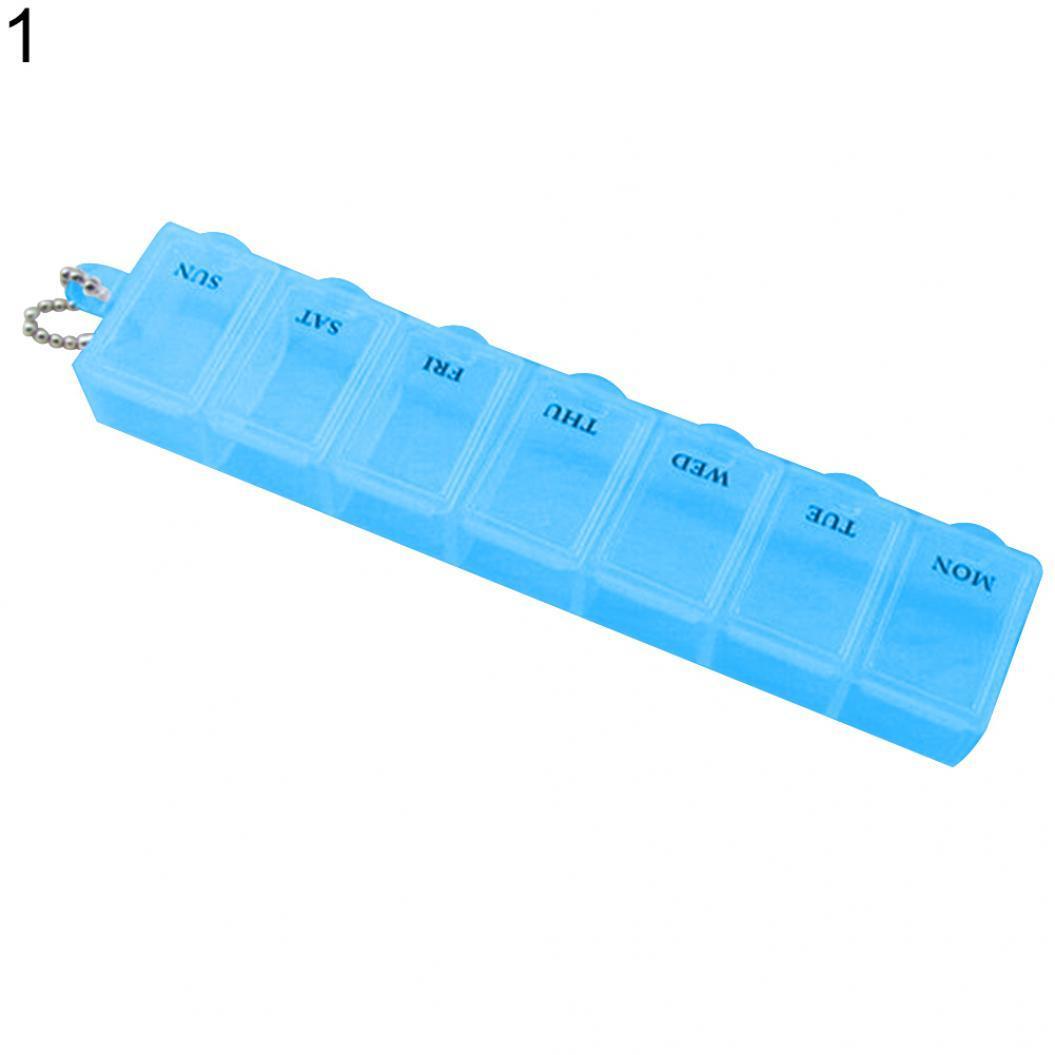 7 Days Weekly Medicine Health Tablet Holder Storage Container Case Pill Box
7 Days Weekly Medicine Health Tablet Holder Storage Container Case Pill Box