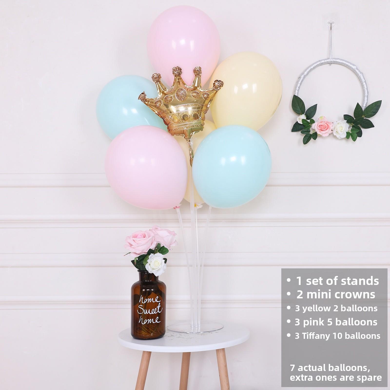 Macaron Color Balloon Crown Birthday Party Decoration Table Decor Children Adults Baby Celebration Festive Supplies
Macaron Color Balloon Crown Birthday Party Decoration Table Decor Children Adults Baby Celebration Festive Supplies