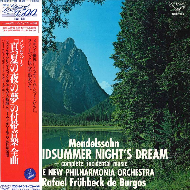 LP Record RAFAEL FRUHBECK DE BURGOS NEW PHIL Mendelssohn A Midsummer Nights Dr K15C7066 LONDON 1986 Japan Obi Classical
LP Record RAFAEL FRUHBECK DE BURGOS NEW PHIL Mendelssohn A Midsummer Nights Dr K15C7066 LONDON 1986 Japan Obi Classical