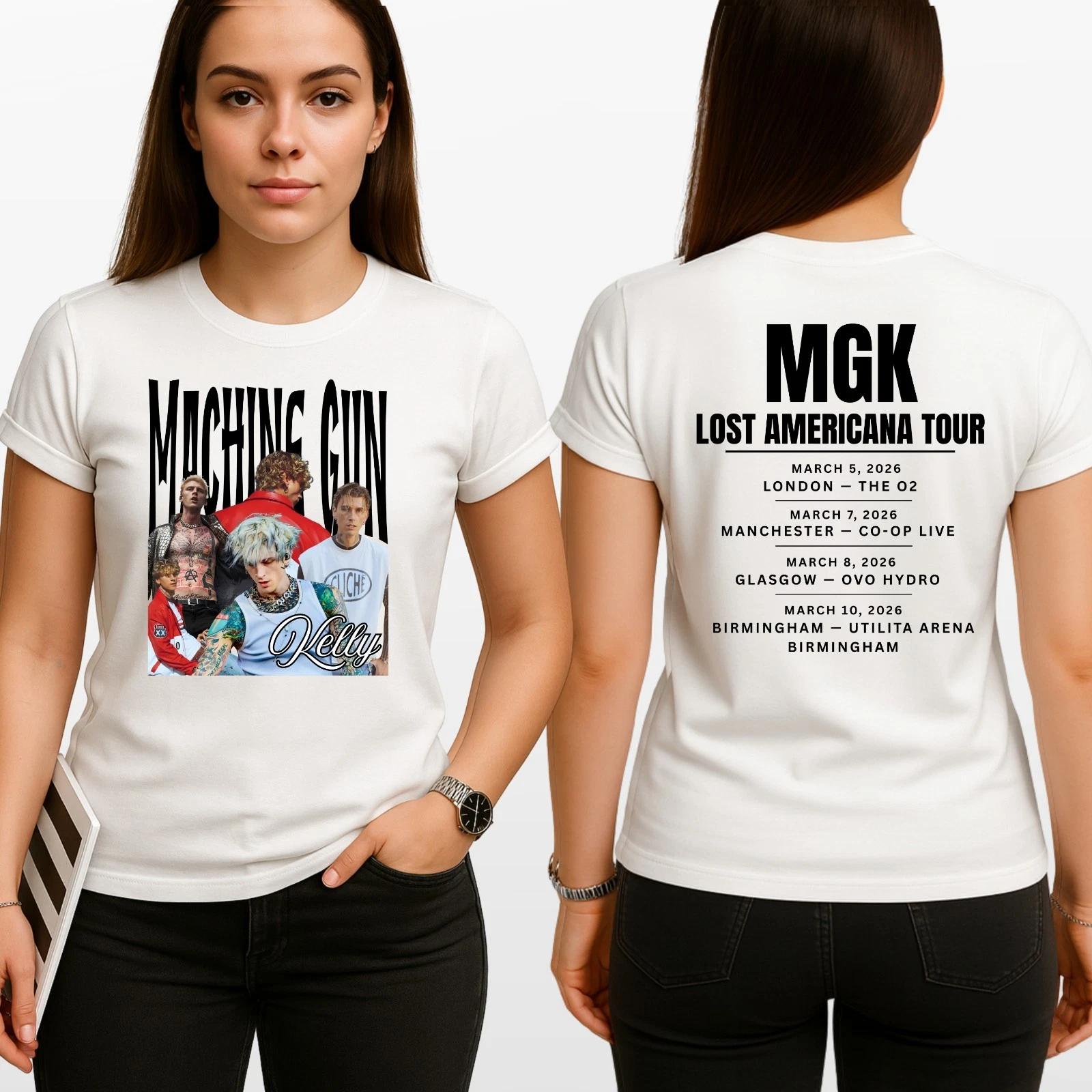 MGk Lost Americana Tour Style T Shirt Front & Back Music Inspired Tee Unisex XXL
MGk Lost Americana Tour Style T Shirt Front & Back Music Inspired Tee Unisex XXL