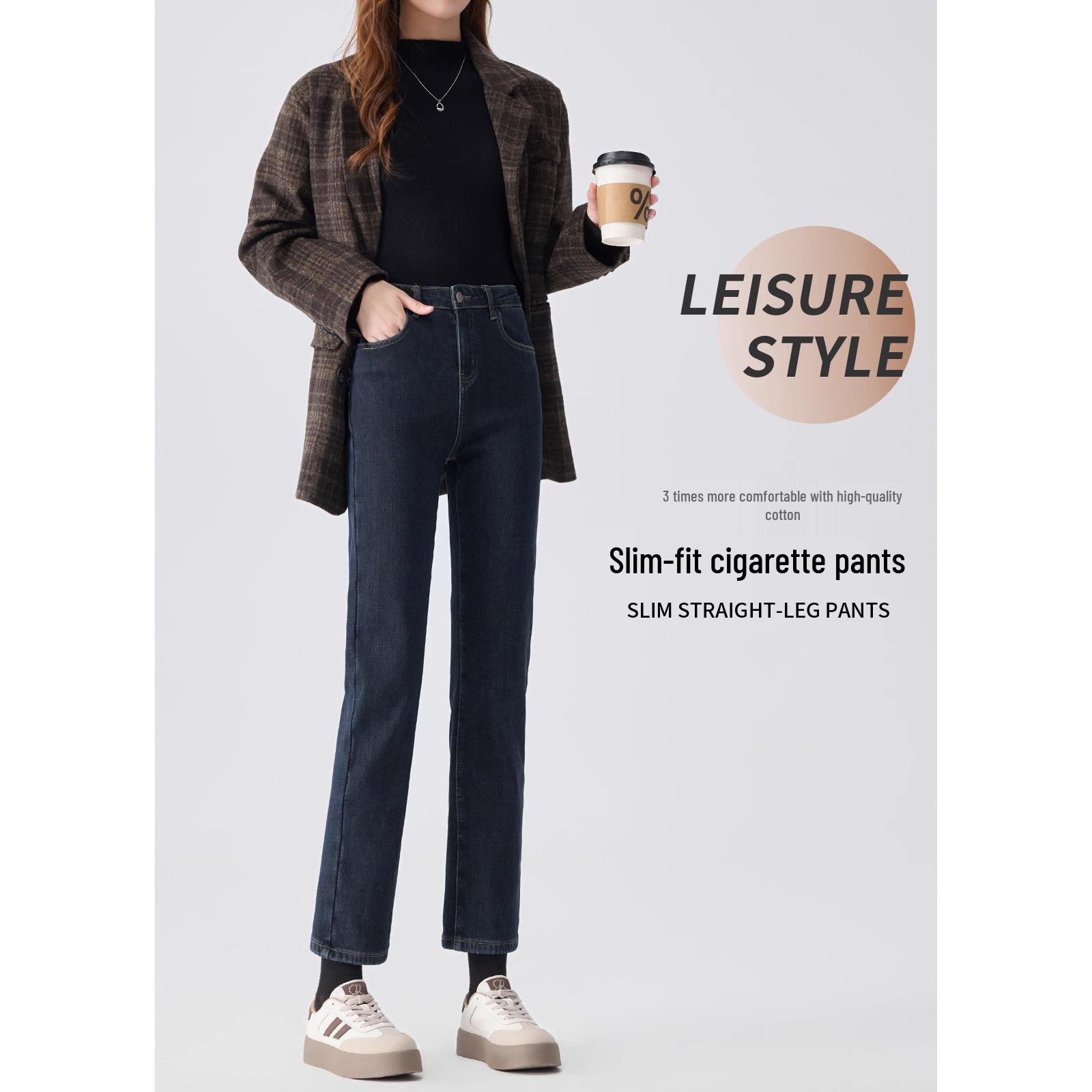 Women s Winter Plus Velvet Slim Fit High Waist Cigarette Pants - Petite 2024 Edition 28 (106-115 jin)
Women s Winter Plus Velvet Slim Fit High Waist Cigarette Pants - Petite 2024 Edition 28 (106-115 jin)