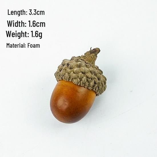 Имитация желудя Рождественские украшения и реквизит для фото - Набор пенопластовых фигурок
Имитация желудя Рождественские украшения и реквизит для фото - Набор пенопластовых фигурок