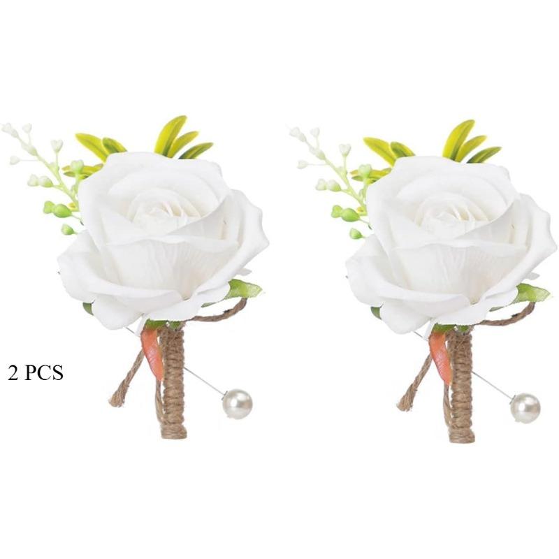 Boutonniere Boutonnieres Artificial Silk Roses White Beige Corsage Buttonhole Groomsmen Flowers for Men Wedding Accessories бежевий
Boutonniere Boutonnieres Artificial Silk Roses White Beige Corsage Buttonhole Groomsmen Flowers for Men Wedding Accessories бежевий