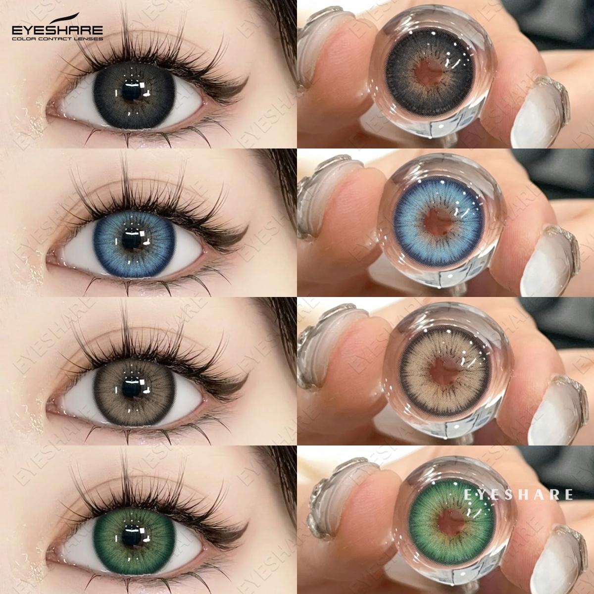 EYESHARE Новые цветные контактные линзы для больших глаз Черные линзы Сапфирово-синие контактные линзы Зеленые линзы Серые контактные линзы натурального цвета 1 пара 0
EYESHARE Новые цветные контактные линзы для больших глаз Черные линзы Сапфирово-синие контактные линзы Зеленые линзы Серые контактные линзы натурального цвета 1 пара 0