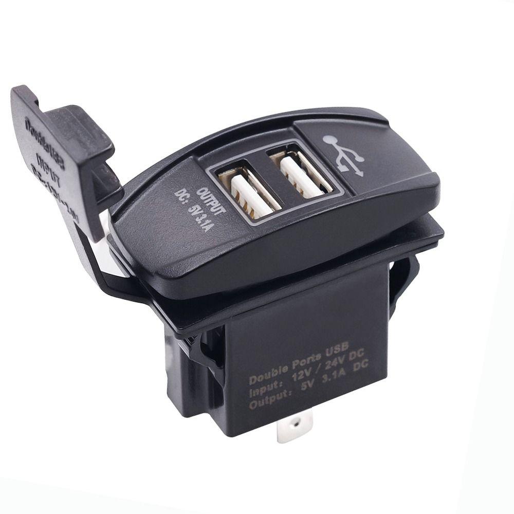 USB Port Auto Charger Adapter USB Fast Charger Socket Dual USB Car Charger Motorcycle Power Adapter
USB Port Auto Charger Adapter USB Fast Charger Socket Dual USB Car Charger Motorcycle Power Adapter