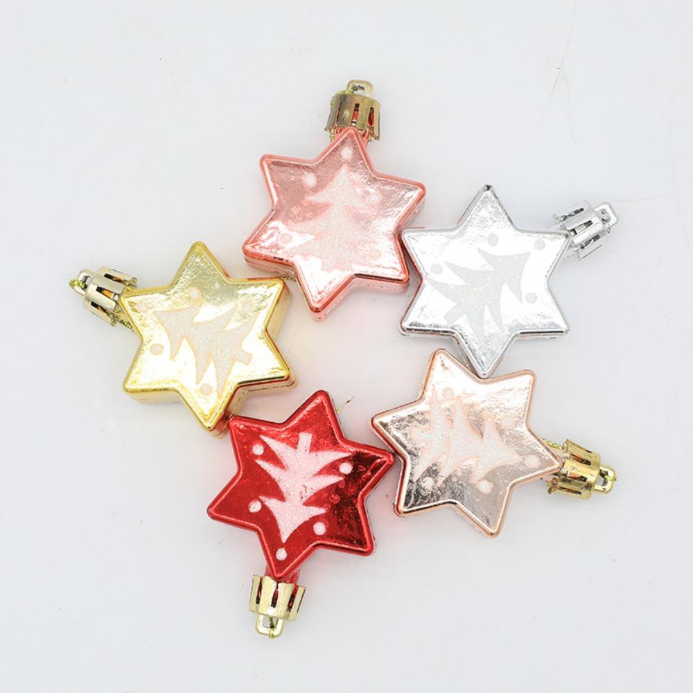 5PCS/Box Painted Stars Christmas Gifts Boxes Pendant Plastic Christmas Decorations червоний
5PCS/Box Painted Stars Christmas Gifts Boxes Pendant Plastic Christmas Decorations червоний