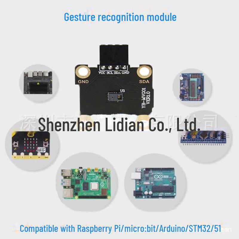 Universal Gesture Module with PAJ7620 Sensor for Arduino & Raspberry Pi Compatibility Gesture Recognition Sensor
Universal Gesture Module with PAJ7620 Sensor for Arduino & Raspberry Pi Compatibility Gesture Recognition Sensor