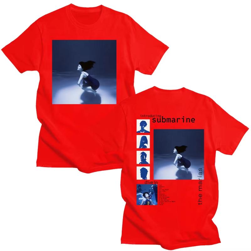 The Marias Submarine Popular Album Tshirts for WomenUnisex Trends Aesthetic Tee Summer Cotton Top Loose Breathable Clothes Tshirt S
The Marias Submarine Popular Album Tshirts for WomenUnisex Trends Aesthetic Tee Summer Cotton Top Loose Breathable Clothes Tshirt S