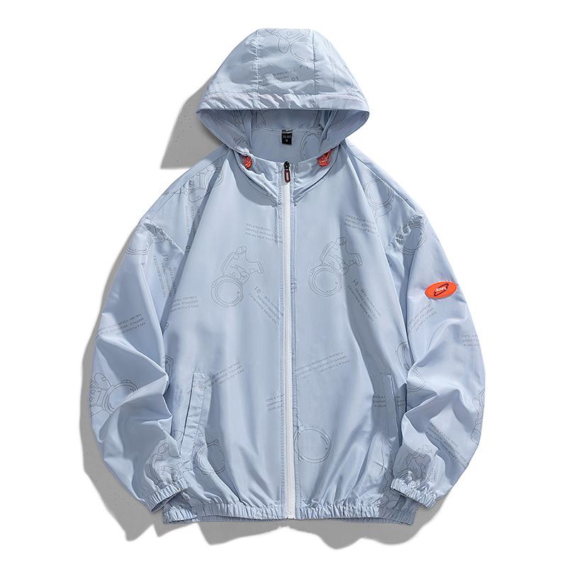 Летняя куртка с капюшоном, мужская водонепроницаемая ветровка с солнцезащитным кремом и кондиционером, быстросохнущая кожаная ветровка для полевой рыбалки 4XL светло-синий
Летняя куртка с капюшоном, мужская водонепроницаемая ветровка с солнцезащитным кремом и кондиционером, быстросохнущая кожаная ветровка для полевой рыбалки 4XL светло-синий