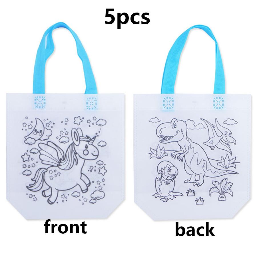 5pcs Double-Sided Dinosaur Unicorn Coloring Tote Bag DIY Draw Paint Craft Kit Reusable Gift Packaging Party Favor JXB Other
5pcs Double-Sided Dinosaur Unicorn Coloring Tote Bag DIY Draw Paint Craft Kit Reusable Gift Packaging Party Favor JXB Other