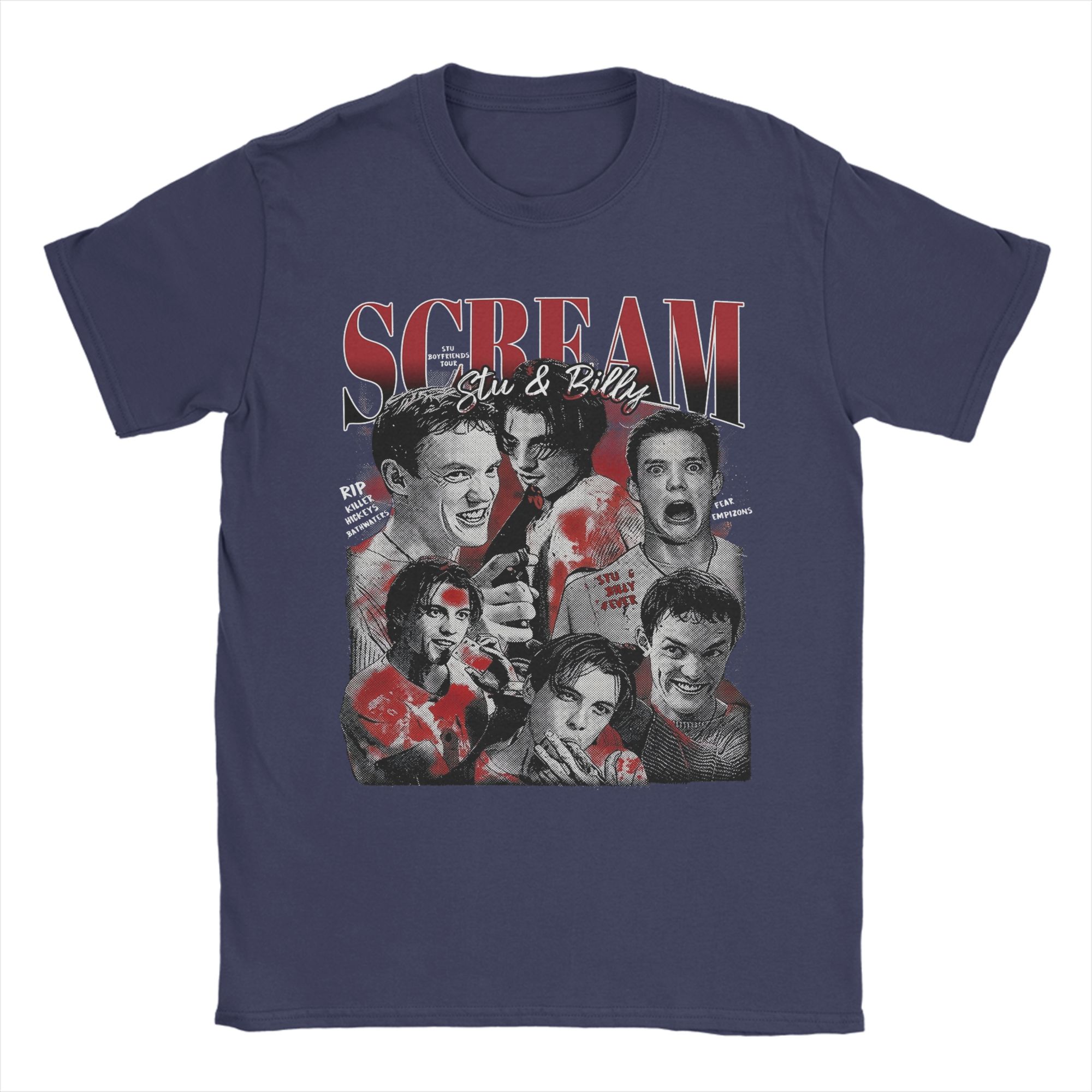 Scream Stu Billy Loomis Movie TShirt for Men Cool Pure Cotton Tees O Neck Short Sleeve T Shirts Adult Tops 3XL
Scream Stu Billy Loomis Movie TShirt for Men Cool Pure Cotton Tees O Neck Short Sleeve T Shirts Adult Tops 3XL