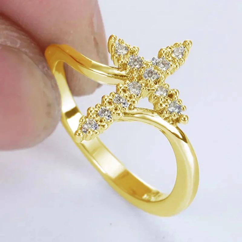CAOSHI Fashion Women s Cross Rings Copper Color Brilliant Zirconia Finger Zircon for Daily Life Anniversary Party Accessories 12
CAOSHI Fashion Women s Cross Rings Copper Color Brilliant Zirconia Finger Zircon for Daily Life Anniversary Party Accessories 12