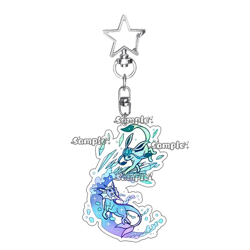 Kawaii Vaporeon Flareon Espeon Umbreon Anime Acrylic Keychain Diy Bag Accessories Cartoon Backpack Charm Ornaments Couple Gifts about 5cm
Kawaii Vaporeon Flareon Espeon Umbreon Anime Acrylic Keychain Diy Bag Accessories Cartoon Backpack Charm Ornaments Couple Gifts about 5cm