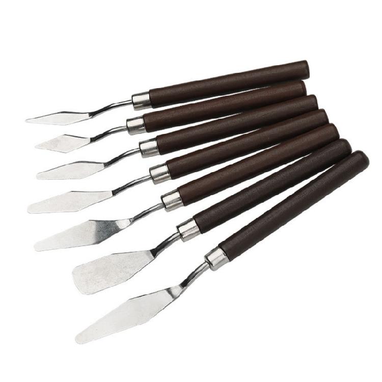 7Piece Professional Artists Palette Tool Stainless Steel Spatula Set for Oil Painting Acrylic Painting Color Mixing 1
7Piece Professional Artists Palette Tool Stainless Steel Spatula Set for Oil Painting Acrylic Painting Color Mixing 1