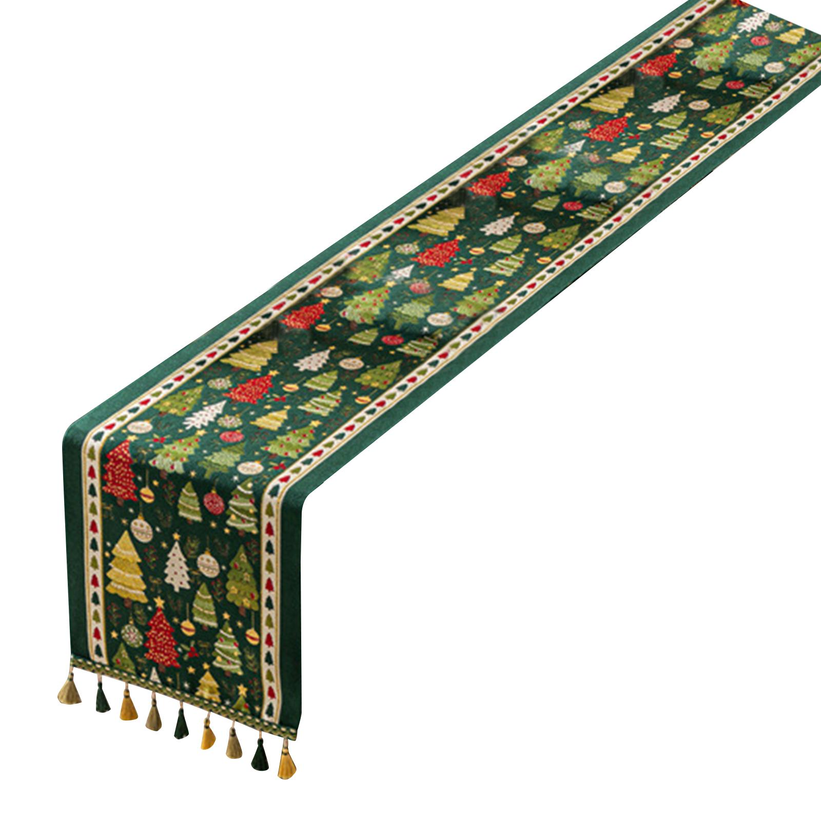 Christmas Tree Table Runner with Tassel Merry Christmas Decoration for Home Xmas Party Decor 2025 Navidad Notal Noel Ornament 35x180cm зелёный
Christmas Tree Table Runner with Tassel Merry Christmas Decoration for Home Xmas Party Decor 2025 Navidad Notal Noel Ornament 35x180cm зелёный