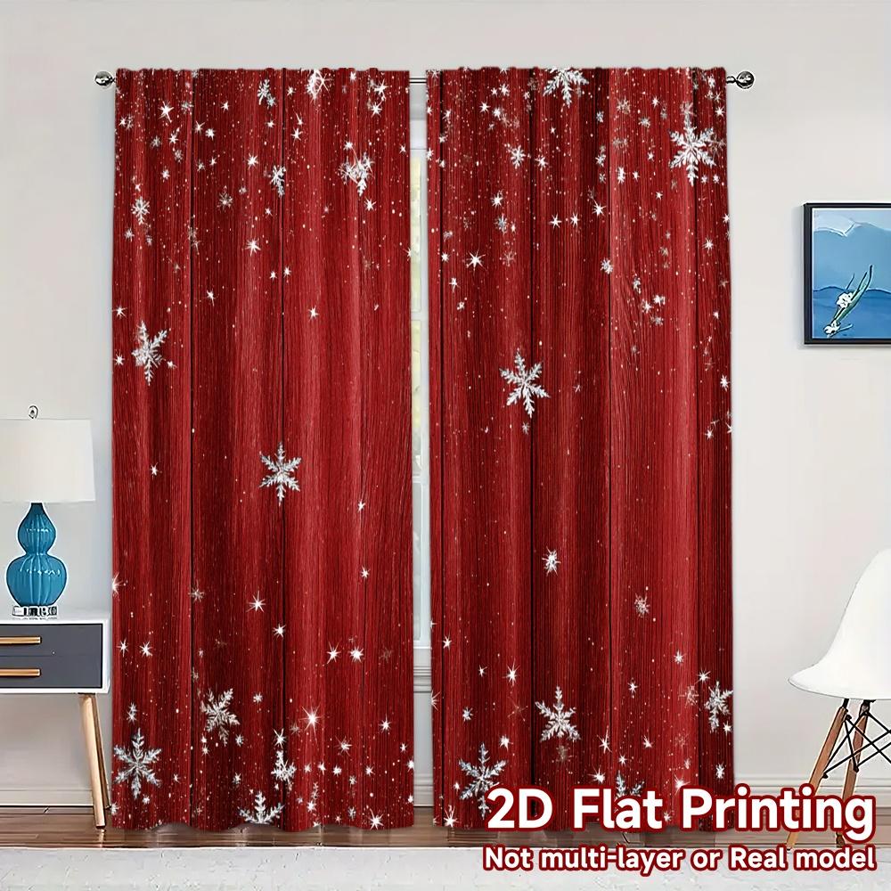 2D Flat Printing JIT 2pcs Curtains (Without Rod) Festive Snowfall Light Filtering Popular Curtains Polyester Curtains Outdoor 100*130 Rod Pocket 1pcs
2D Flat Printing JIT 2pcs Curtains (Without Rod) Festive Snowfall Light Filtering Popular Curtains Polyester Curtains Outdoor 100*130 Rod Pocket 1pcs