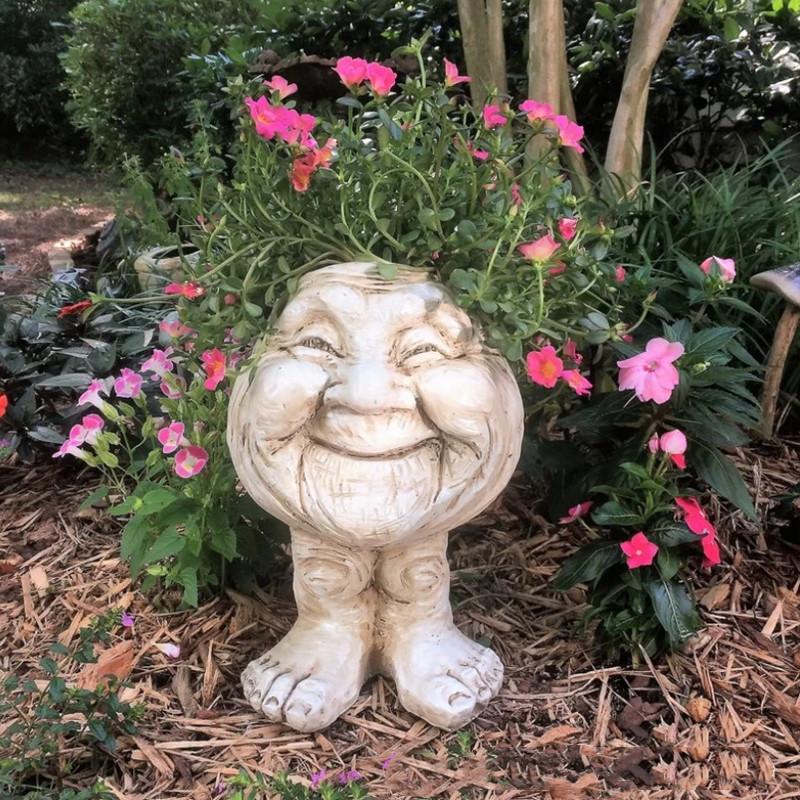 Resin Flower Pot Funny Cartoon Vase Garden Yard Accessories Human Head Flower Arrangement Home Decoration Vases Pots Decor
Resin Flower Pot Funny Cartoon Vase Garden Yard Accessories Human Head Flower Arrangement Home Decoration Vases Pots Decor
