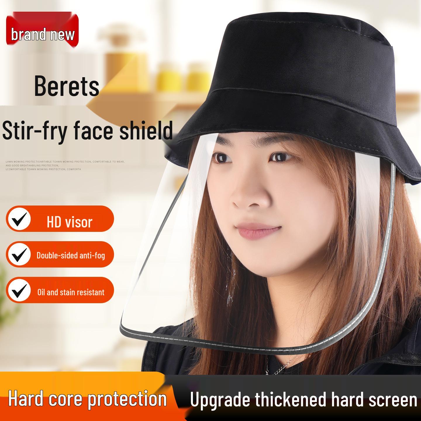 Anti-Splash Oil Fume Protective Face Shield for Cooking Face Shield Only (No Hat)
Anti-Splash Oil Fume Protective Face Shield for Cooking Face Shield Only (No Hat)