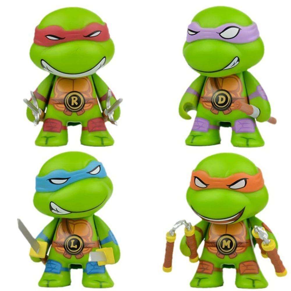 2024 new 4pcs ninja Turtle TMNT figure with movable joints Birthday for Kids Children Christmas
2024 new 4pcs ninja Turtle TMNT figure with movable joints Birthday for Kids Children Christmas