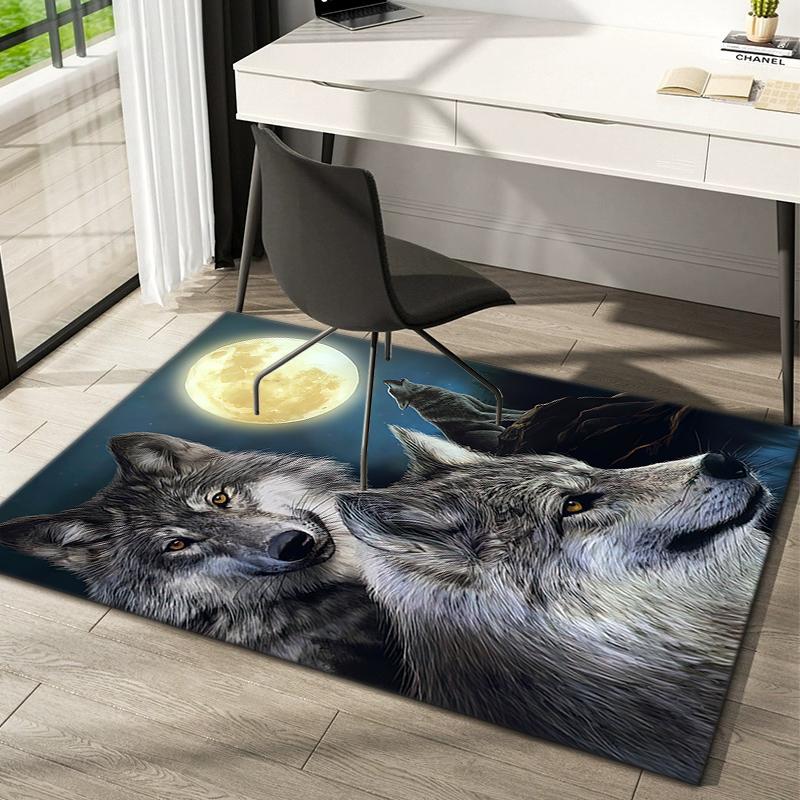 1Pc wolf theme Printed circular carpet, home door mat, outdoor travel protection carpet B4 40x60cm( 15x23in )
1Pc wolf theme Printed circular carpet, home door mat, outdoor travel protection carpet B4 40x60cm( 15x23in )