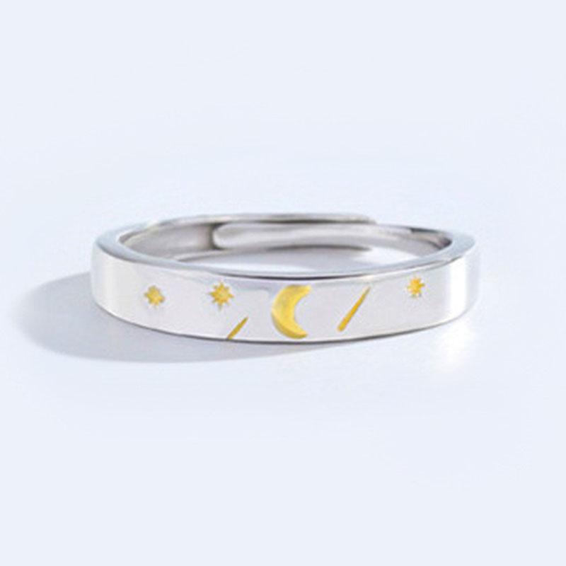 BF CLUB 925 Sterling Rings for Women Simple Geometric Handmade Irregular Retro Gold Moon Star Ring Allergy For Birthday Gift resizable
BF CLUB 925 Sterling Rings for Women Simple Geometric Handmade Irregular Retro Gold Moon Star Ring Allergy For Birthday Gift resizable