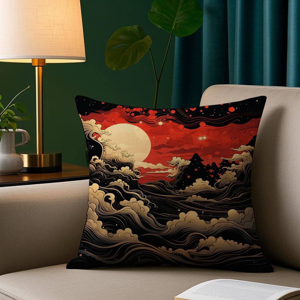 Japanese Style Waves Vintage Pillow Case Plush Fabric Soft Pillowcase Double Sided Print Sofa Cushion Cover Throw 12x12Inch
Japanese Style Waves Vintage Pillow Case Plush Fabric Soft Pillowcase Double Sided Print Sofa Cushion Cover Throw 12x12Inch