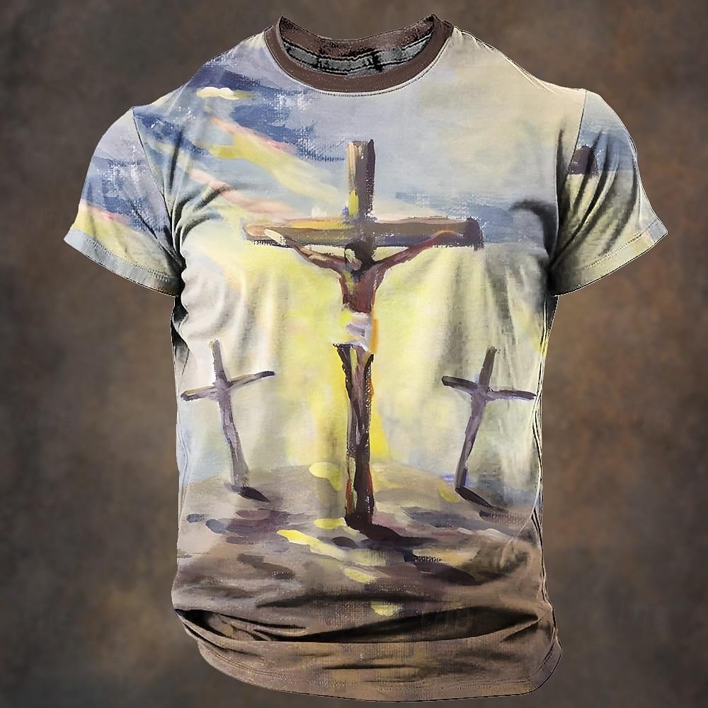 Christmas Men s Jesus T Shirt Short Sleeve T shirt 3D Print Crew Neck Shirt Retro Vintage Casual XL
Christmas Men s Jesus T Shirt Short Sleeve T shirt 3D Print Crew Neck Shirt Retro Vintage Casual XL