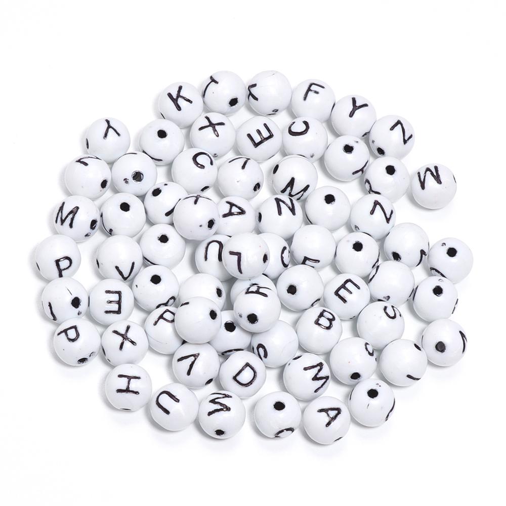 100pcs 8mm Acrylic Letter Beads Colorful Alphabet Round Loose Spacer Beads For Jewelry Making DIY Bracelets Necklace Accessories
100pcs 8mm Acrylic Letter Beads Colorful Alphabet Round Loose Spacer Beads For Jewelry Making DIY Bracelets Necklace Accessories