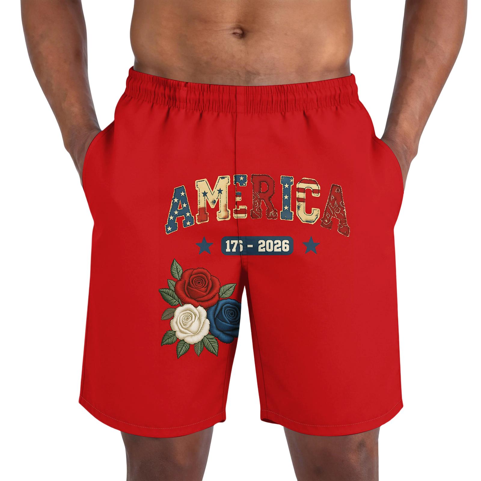 Men s Elastic Waist Shorts with USA Letter Print Star Pattern Lightweight Breathable Fabric for Daily Wear and Sports Activities L
Men s Elastic Waist Shorts with USA Letter Print Star Pattern Lightweight Breathable Fabric for Daily Wear and Sports Activities L
