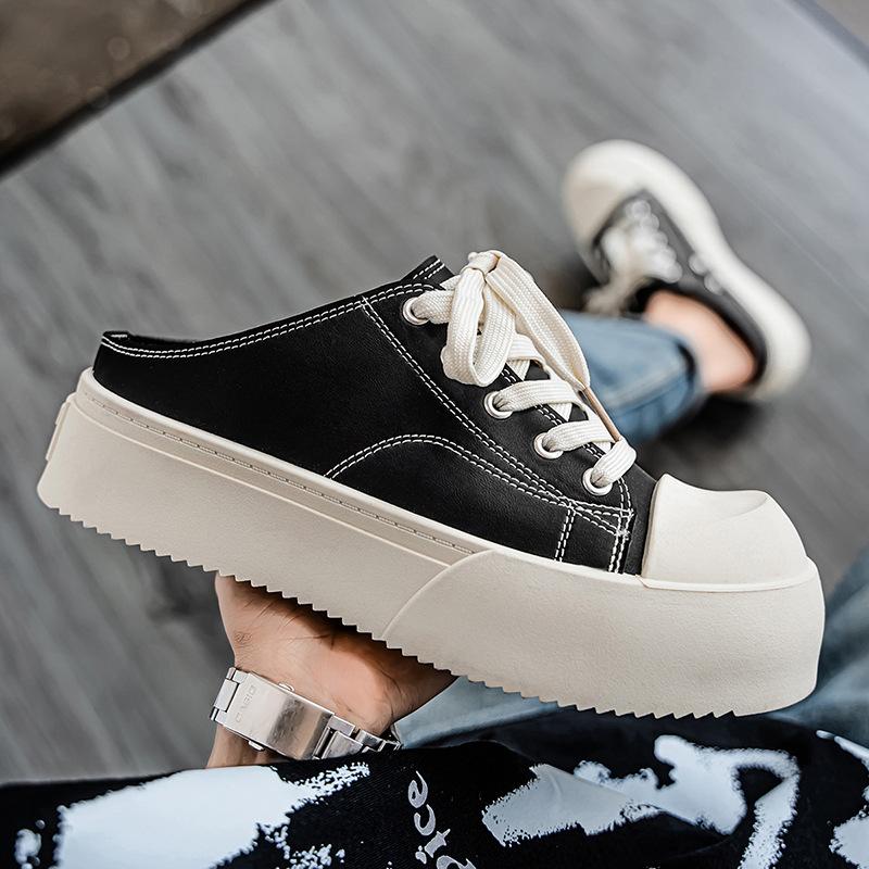 Casual shoes men s summer breathability increases lazy one pedal and half drag men s leather surface driving lazy shoes trendy shoes 39 чёрный
Casual shoes men s summer breathability increases lazy one pedal and half drag men s leather surface driving lazy shoes trendy shoes 39 чёрный