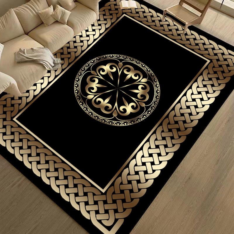 Living Room Golden Luxury Carpet European Decoration Large Area Rugs 200x300 cm Sofa Area Bedroom Decor Non-slip Floor Mat 60*90cm
Living Room Golden Luxury Carpet European Decoration Large Area Rugs 200x300 cm Sofa Area Bedroom Decor Non-slip Floor Mat 60*90cm