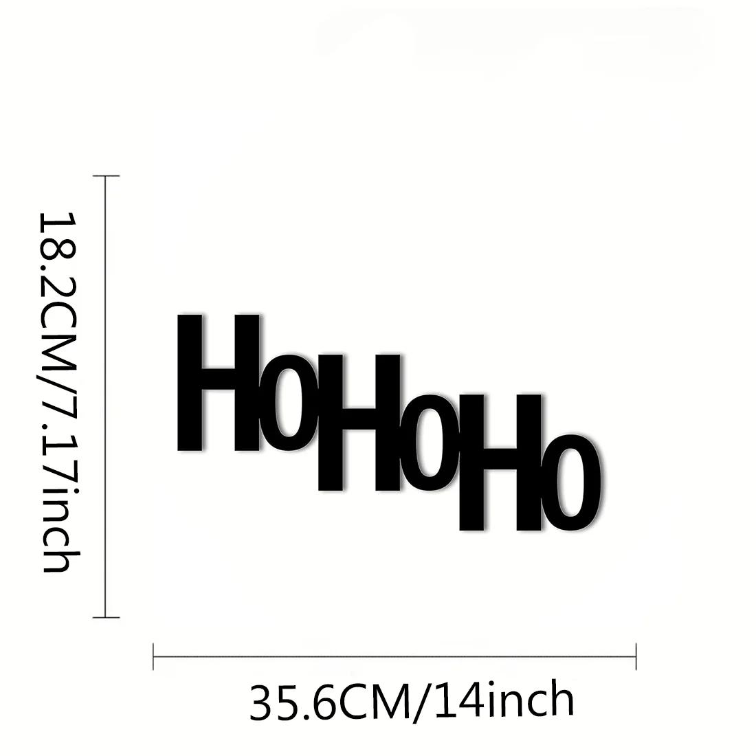 Panneau Mural Métallique Ho Ho Ho Merry Christmas Tree Hanging Wall Art, Décor Métallique pour Mur, et Art en Fer чёрный
Panneau Mural Métallique Ho Ho Ho Merry Christmas Tree Hanging Wall Art, Décor Métallique pour Mur, et Art en Fer чёрный