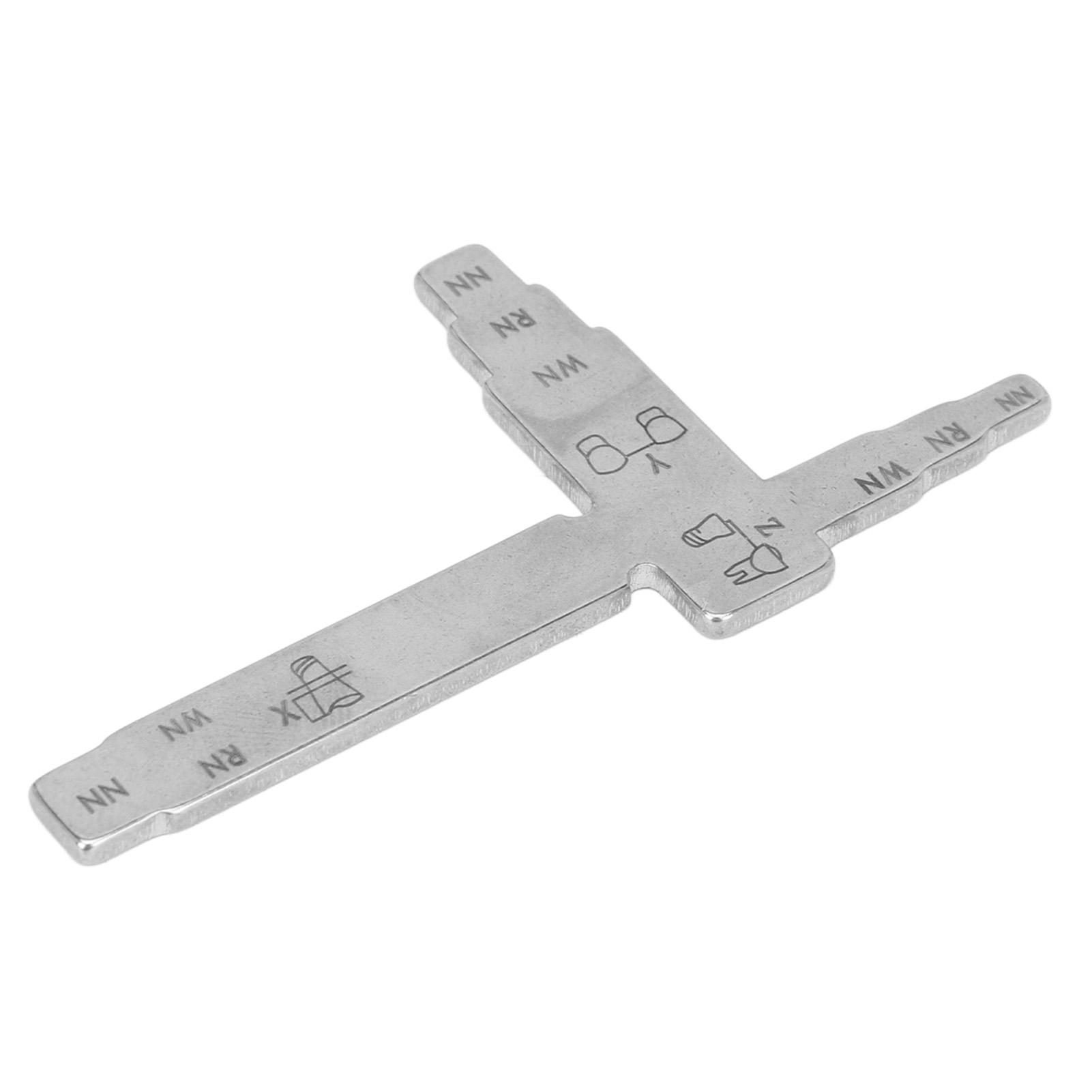 Dental Implant Measuring Ruler T Shape Stainless Steel Clear Scale Heat Resistant Interdental Distance Measure Ruler
Dental Implant Measuring Ruler T Shape Stainless Steel Clear Scale Heat Resistant Interdental Distance Measure Ruler