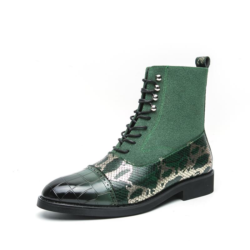 Fashion Winter Fashion Brand Men s High Top Ankle Boots with Green Straps New Men s Business Formal Short Boots Banquet Chelsea Boots 46 зелёный
Fashion Winter Fashion Brand Men s High Top Ankle Boots with Green Straps New Men s Business Formal Short Boots Banquet Chelsea Boots 46 зелёный