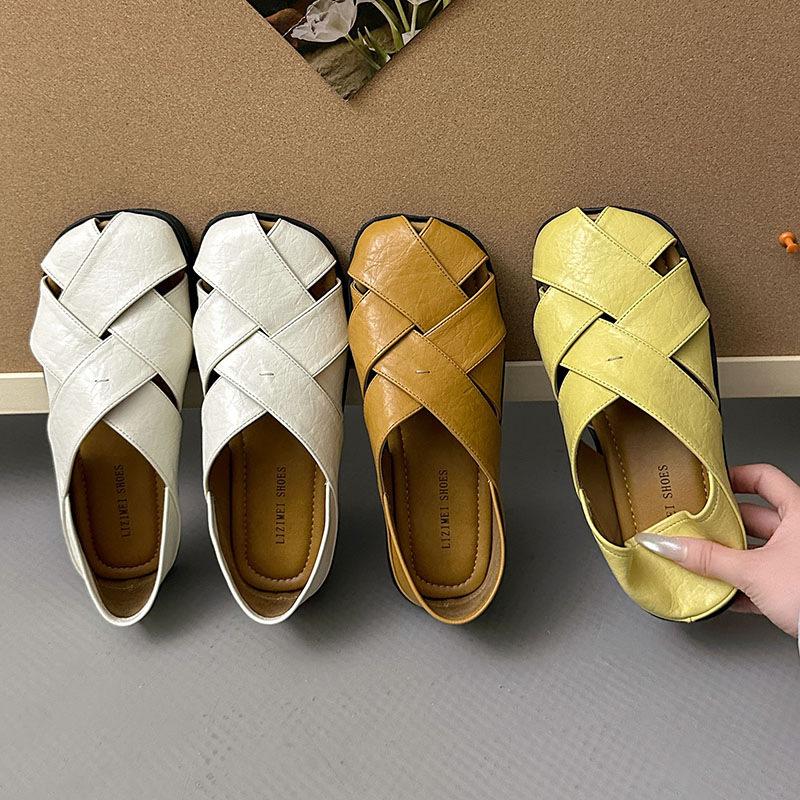 New Baotou slippers women s 2025 summer beautiful temperament beach half drag women s fashion versatile sandals outer wear single shoes 40 помаранчевий
New Baotou slippers women s 2025 summer beautiful temperament beach half drag women s fashion versatile sandals outer wear single shoes 40 помаранчевий