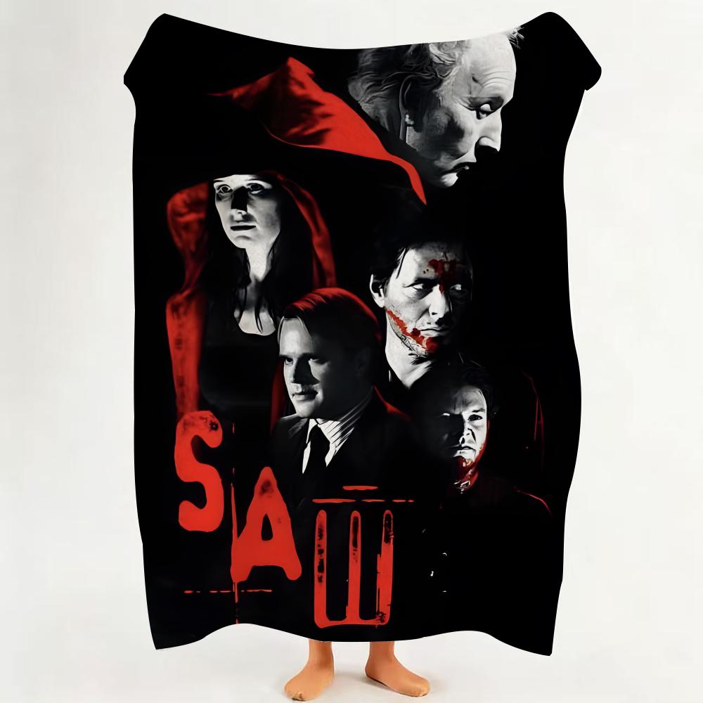 Movie S Saw Throw Flannel Throw Blanket Suitable for Sofa Living Room Bedroom 75cmx90cm
Movie S Saw Throw Flannel Throw Blanket Suitable for Sofa Living Room Bedroom 75cmx90cm
