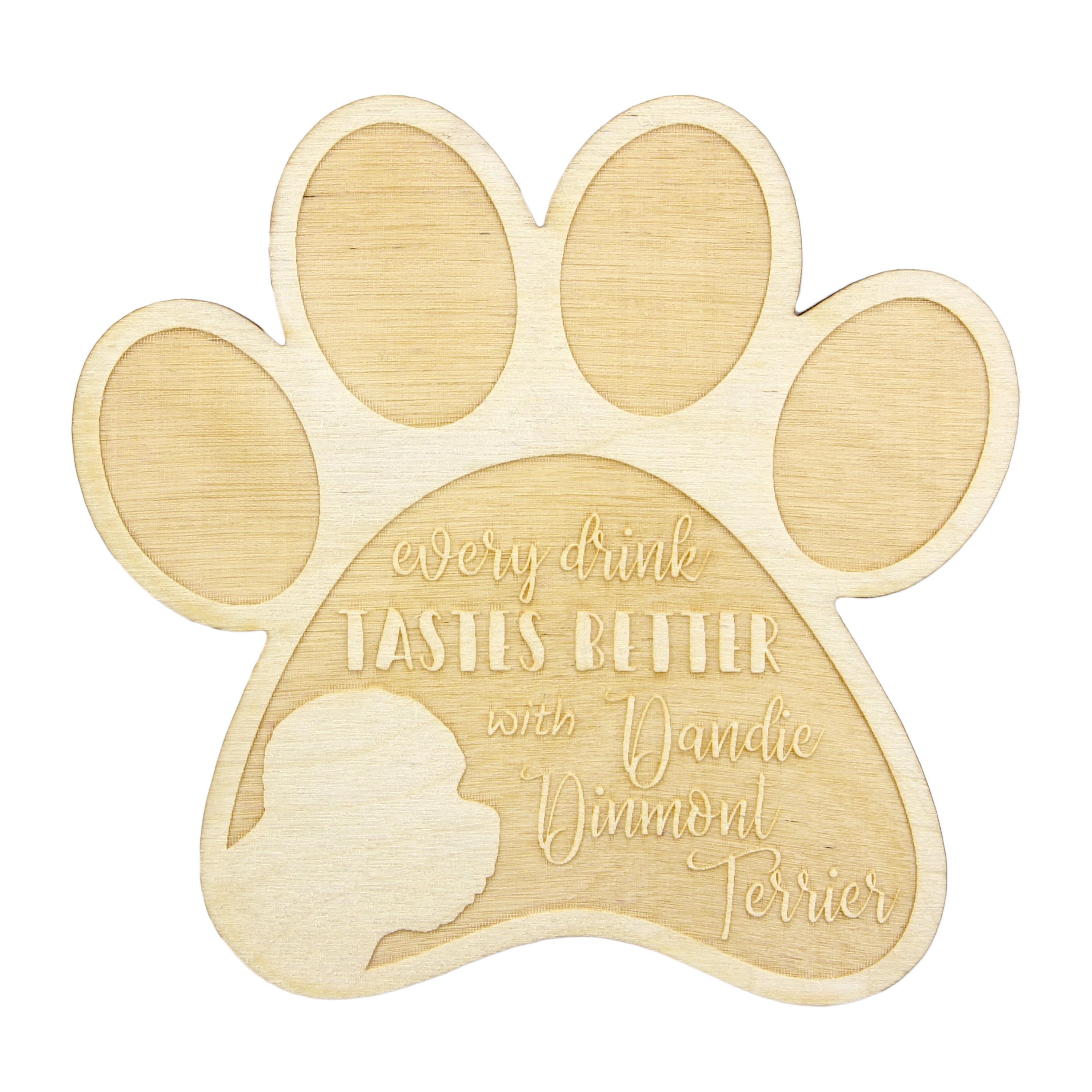Dandie Dinmont Terrier, Hindlee Terrier - Mug coaster, engraved coaster with dog, gift for dog lover by Art-Dog brand
Dandie Dinmont Terrier, Hindlee Terrier - Mug coaster, engraved coaster with dog, gift for dog lover by Art-Dog brand