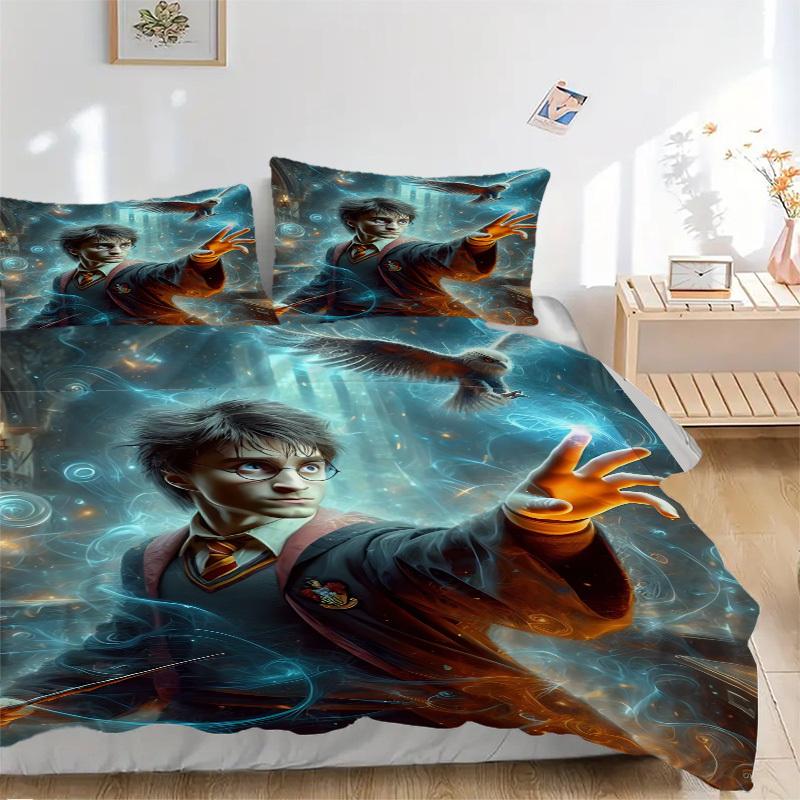 3pcs Hogwarts, Wizarding World Bedding Set. Soft and Comfortable with No Core Included (1x Duvet Cover + 2x Pillow Covers) yy251010166 135x200cm
3pcs Hogwarts, Wizarding World Bedding Set. Soft and Comfortable with No Core Included (1x Duvet Cover + 2x Pillow Covers) yy251010166 135x200cm