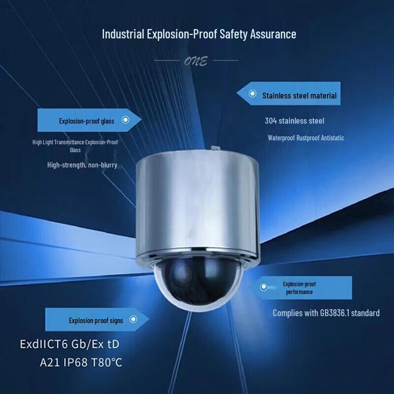 Dahua Explosion-Proof Outdoor PTZ IP Camera CN plug (adapter included)
Dahua Explosion-Proof Outdoor PTZ IP Camera CN plug (adapter included)