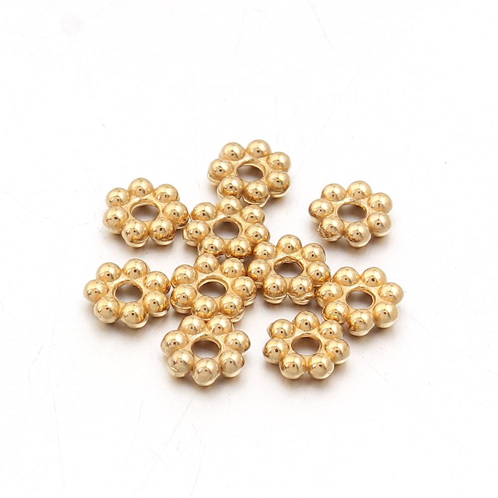 10/20pcs Snowflake Stainless Steel Spacer Beads Daisy Flower Beads Loose Beads For Jewelry Making DIY Bracelet Necklace Supplies
10/20pcs Snowflake Stainless Steel Spacer Beads Daisy Flower Beads Loose Beads For Jewelry Making DIY Bracelet Necklace Supplies