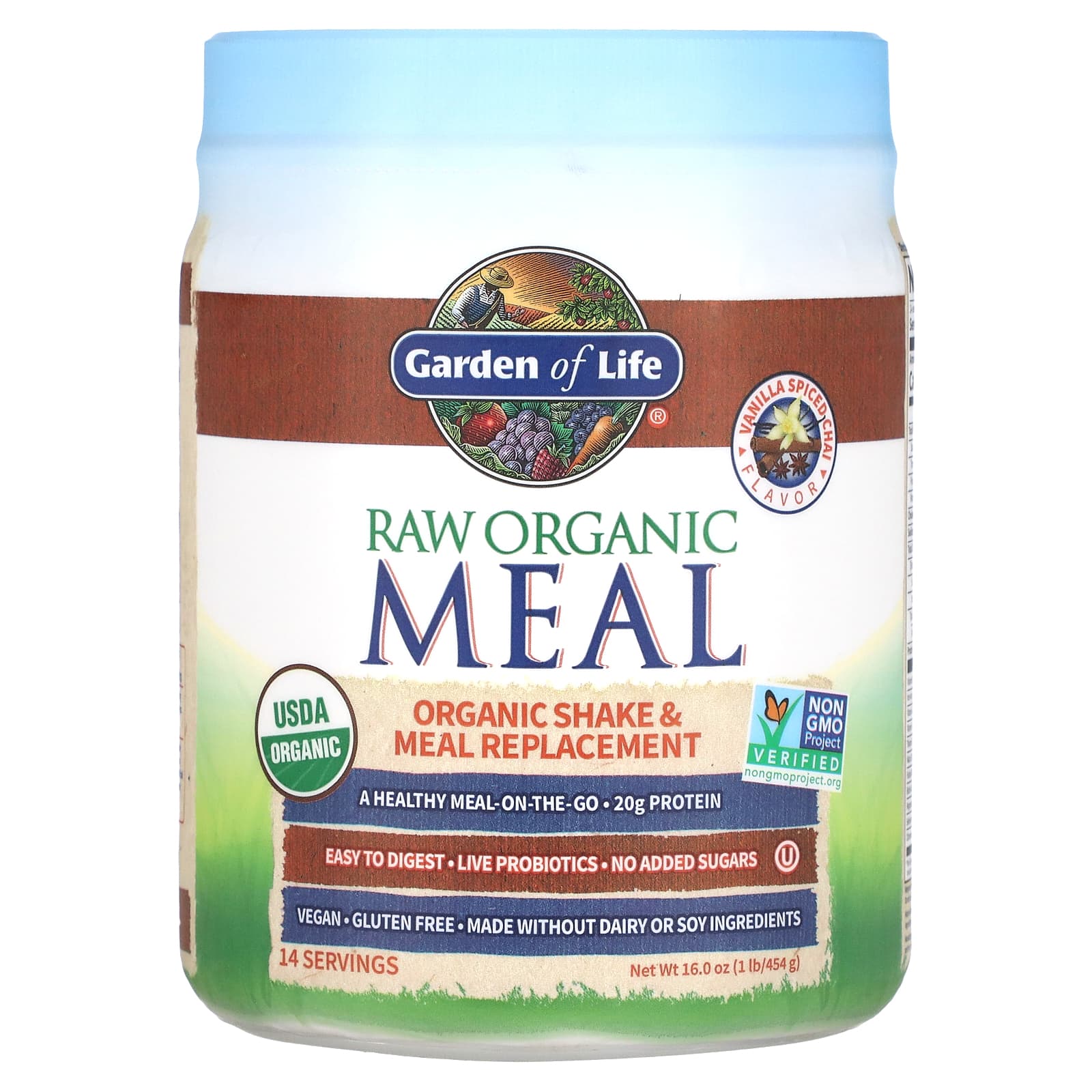 Garden of Life, Raw Organic Wheat, Shakes & Meal Replacements, Vanilla Flavored Kai, 454 g (16 oz)
Garden of Life, Raw Organic Wheat, Shakes & Meal Replacements, Vanilla Flavored Kai, 454 g (16 oz)